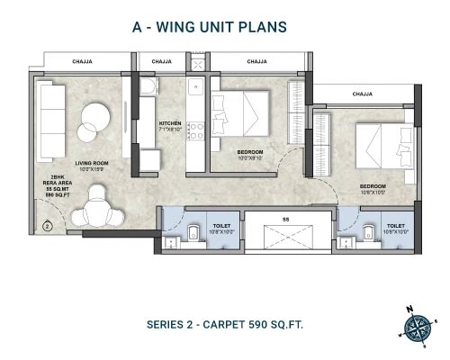 Jodi Flat Floor Plan